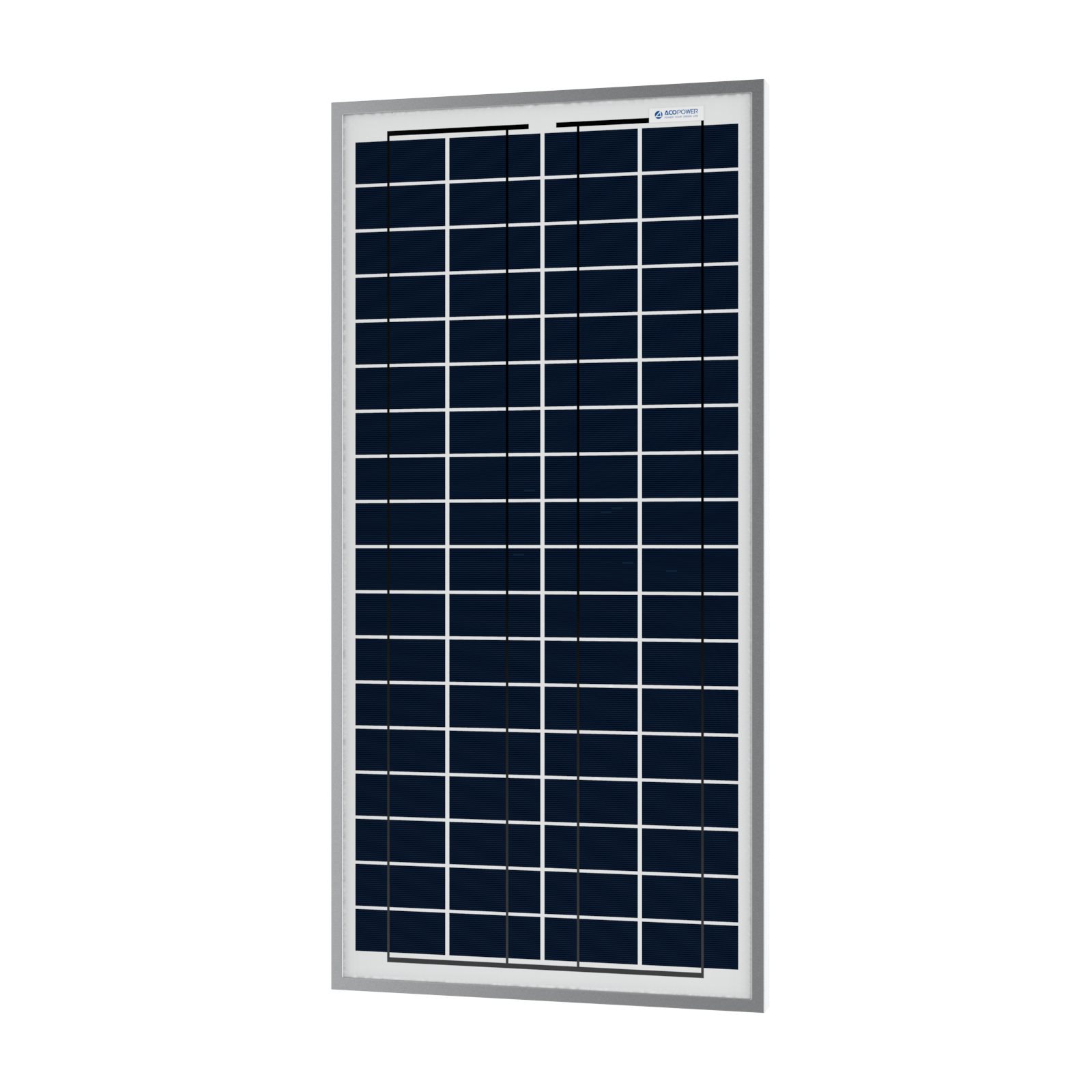 ACOPower 35 Watts Poly Solar Panel Module for 12 Volt Battery Charging-73