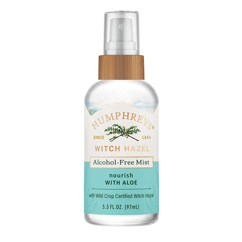 Humphreys Witch Hazel Nourishing Mist: Alcohol-Free Toner + Aloe 12 Pack