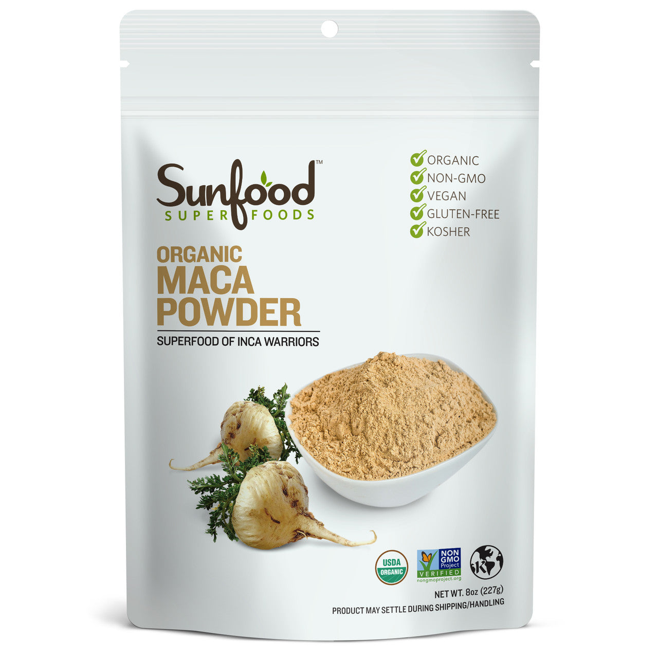 Sunfood Organic Maca Powder 8 oz