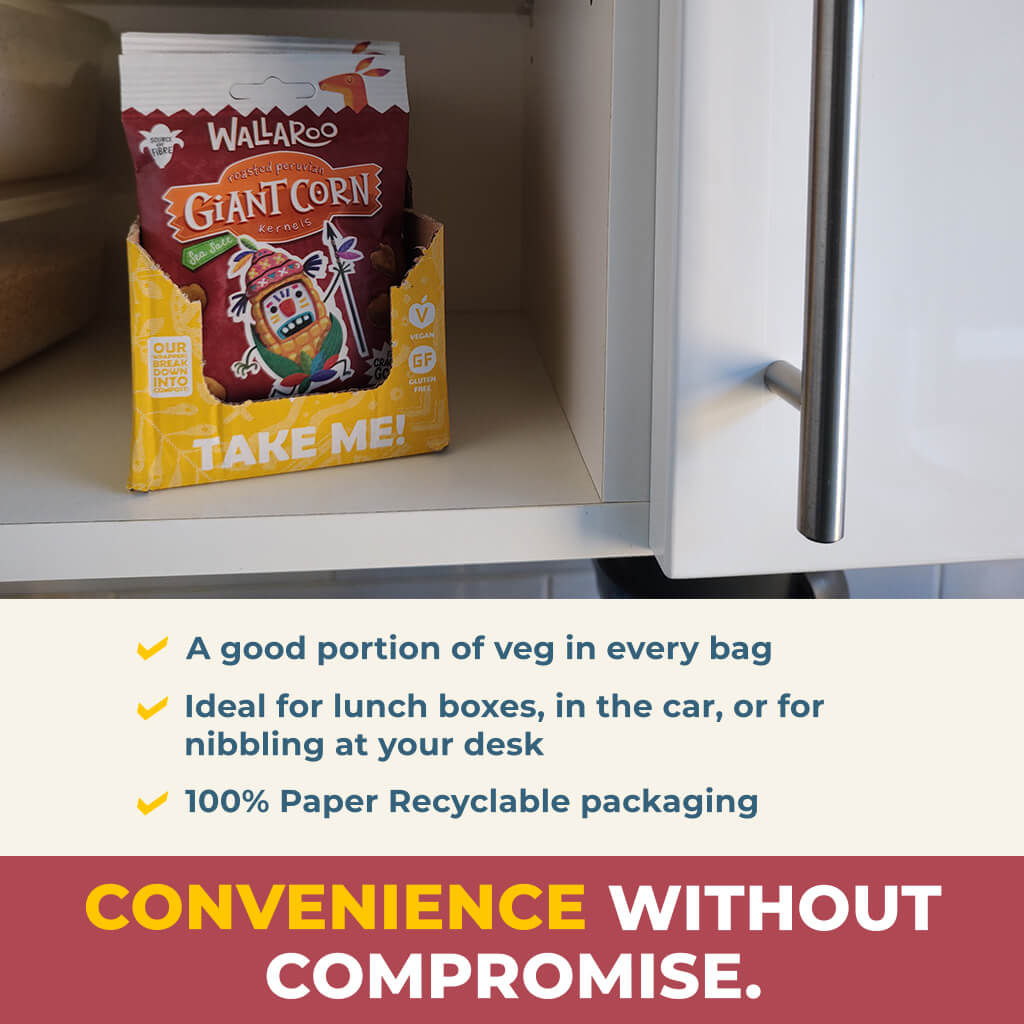 Roasted Peruvian Giant Corn Kernels - Sea Salt-3