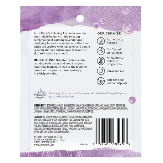 Lavender Foam Bath 2.5 oz.