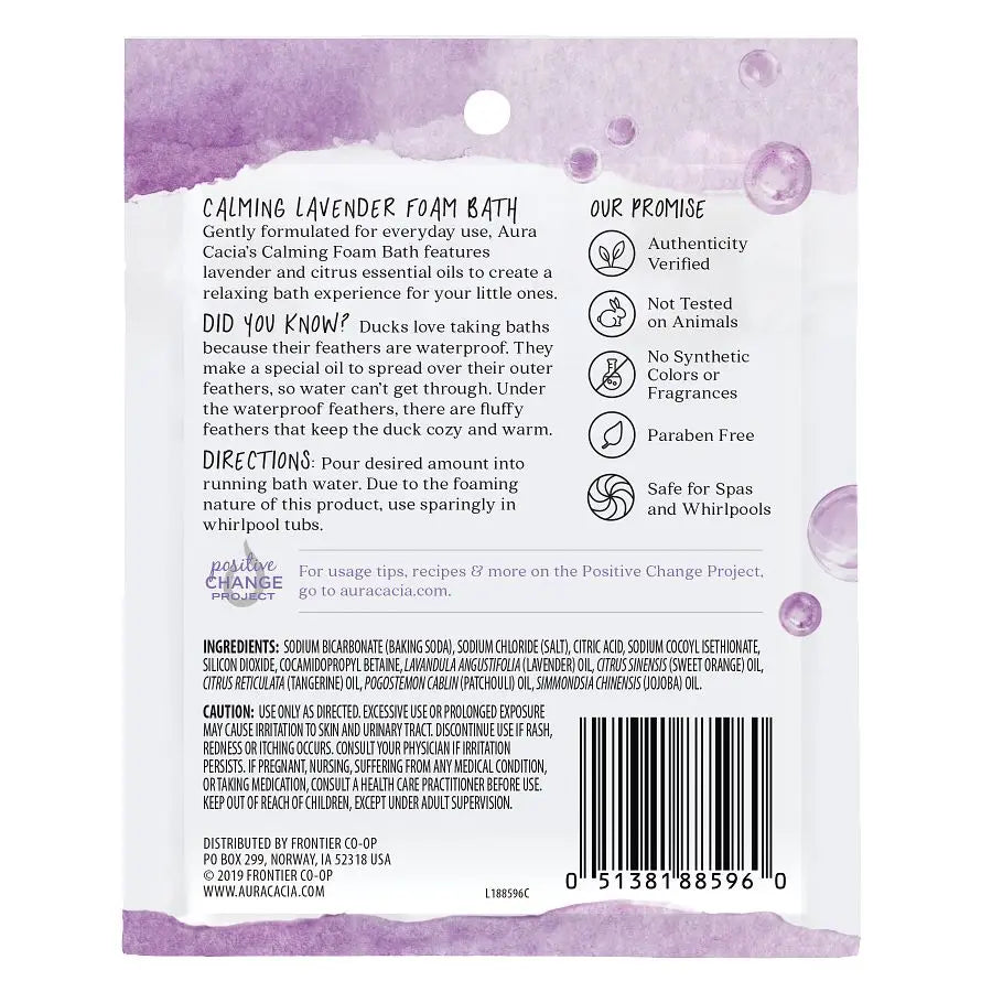 Calming Lavender Kids Foam Bath 2.5 oz.
