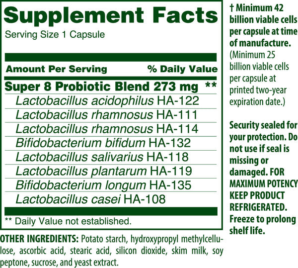 Flora Super 8 Hi-Potency Probiotic