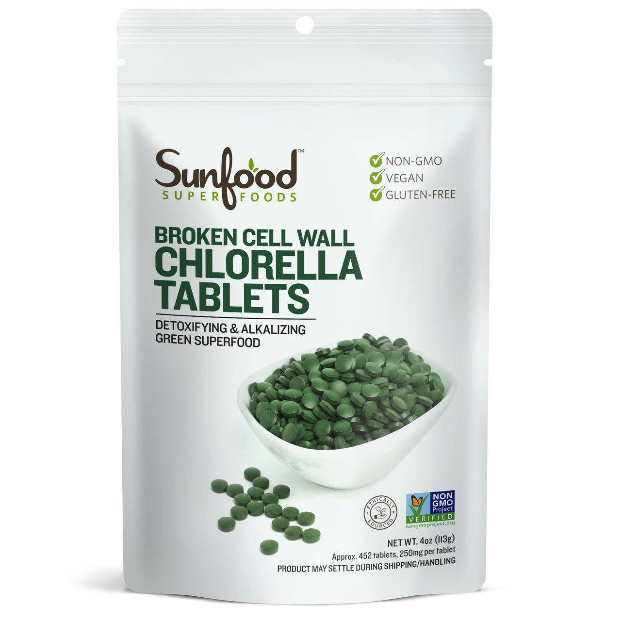 Sunfood Chlorella Tablets 4 oz