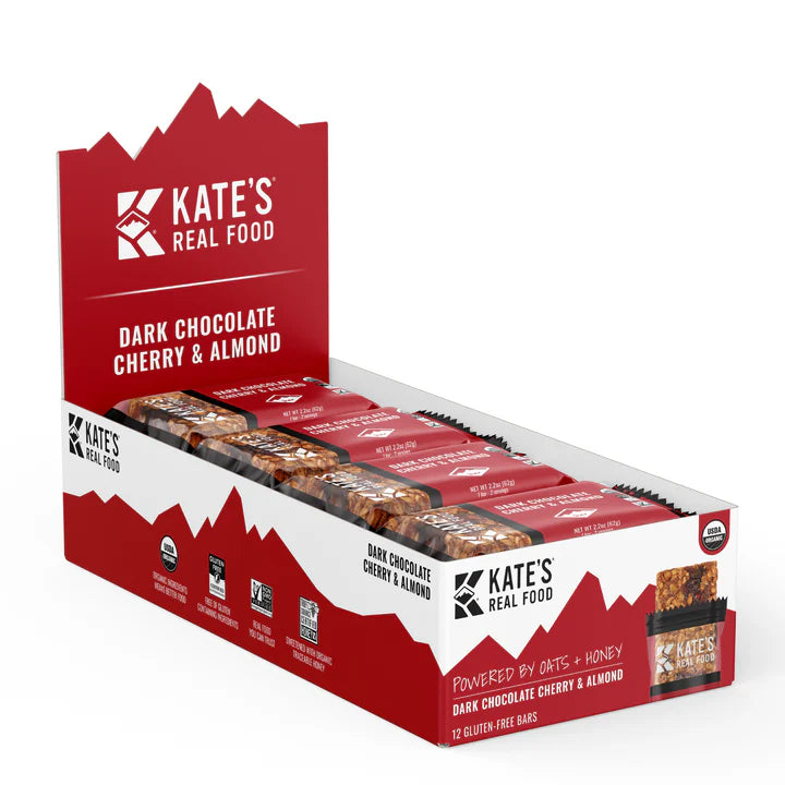KATE HANDLE BAR Dark Chocolate Cherry & Almond Bars( 12 X 2.2 BOX )