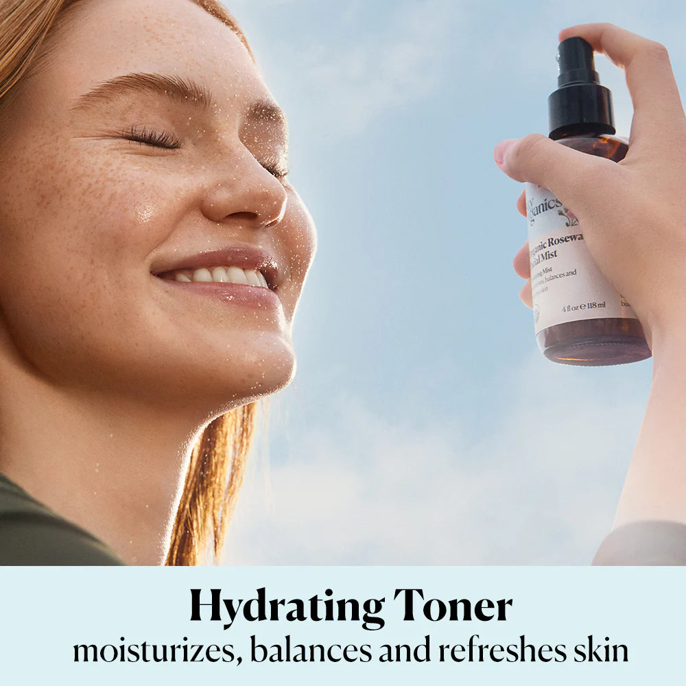 Sky Organics Organic Rosewater Facial Mist 4 OZ