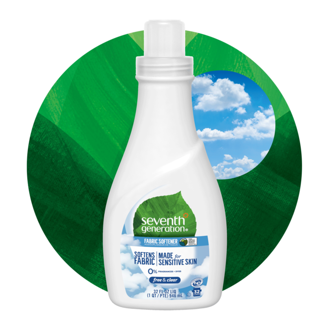 Seventh Generation Liquid Fabric Softener - Free & Clear (6x32Oz)