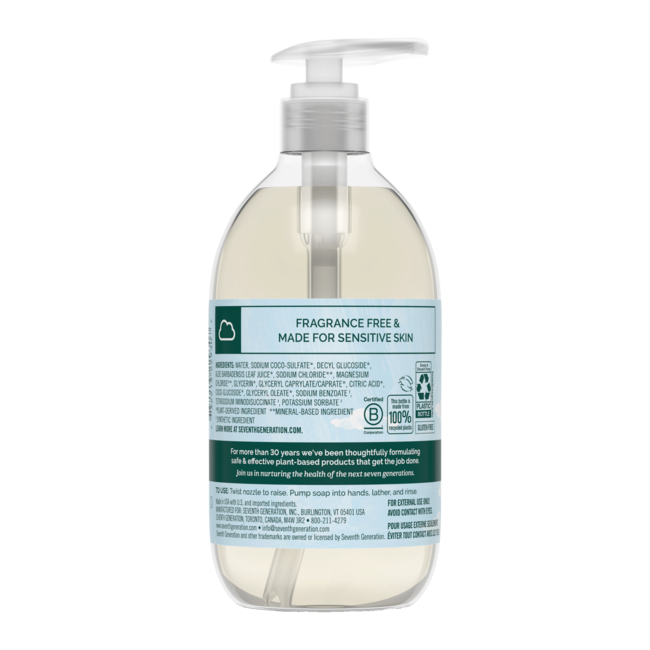 Seventh Generation Hand Wash - Free & Clean