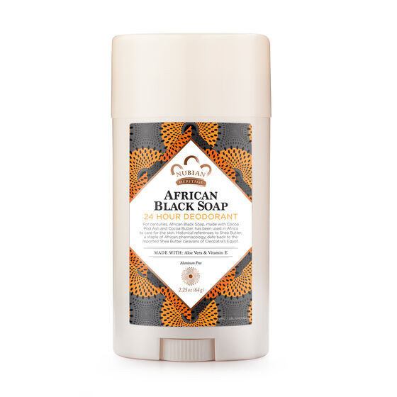 Nubian Heritage African Black Soap 24-Hour Deodorant