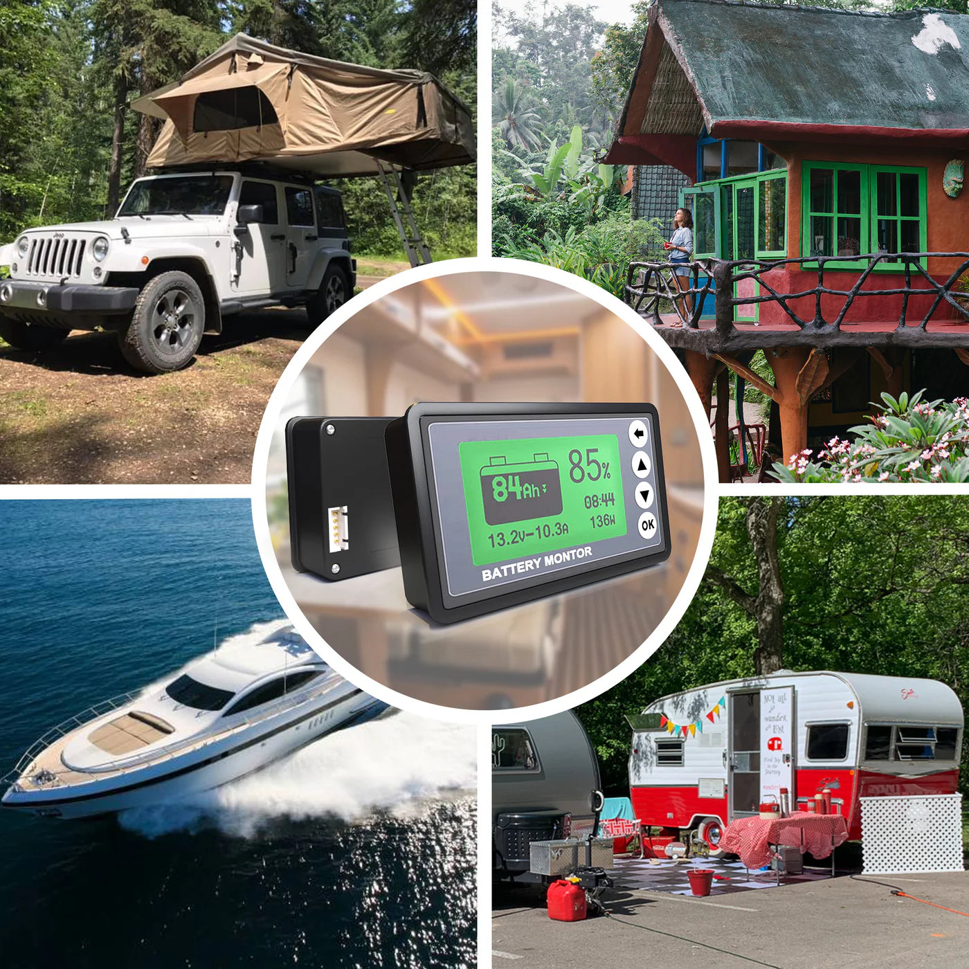 ACOPOWER 500 Amps Battery Monitor