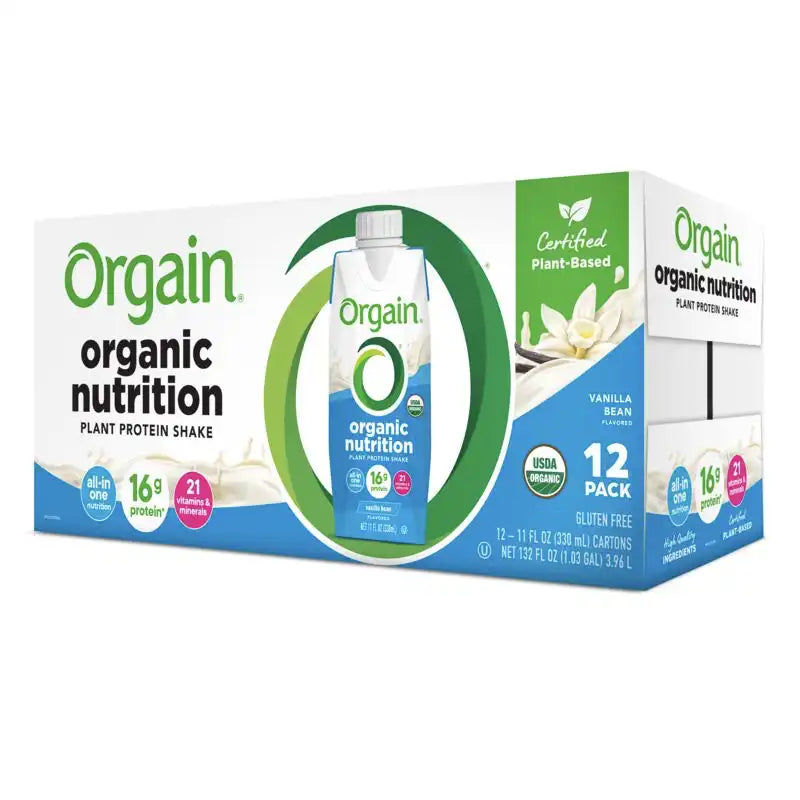 Orgain Sweet Vanilla Bean, Vegan (12X11 OZ)