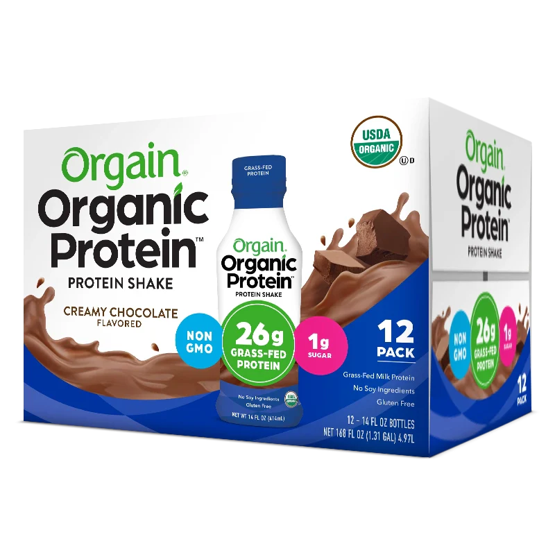 Orgain 26g Organic Protein„¢ Grass Fed Protein Shake 4.5 12 X 14 OZ )