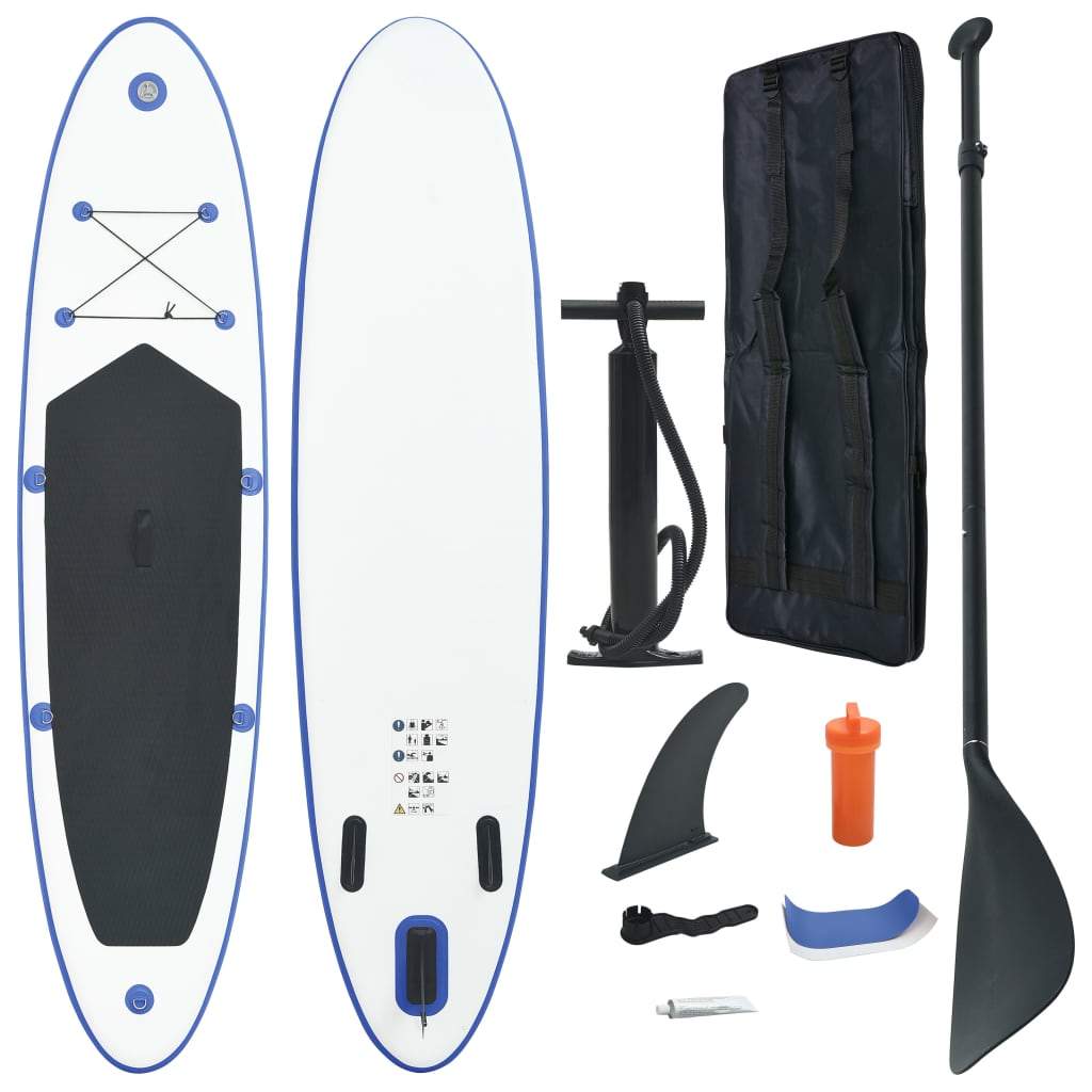 vidaXL Stand Up Paddle Board Set SUP Surfboard Inflatable Multi Sizes/Colors-9