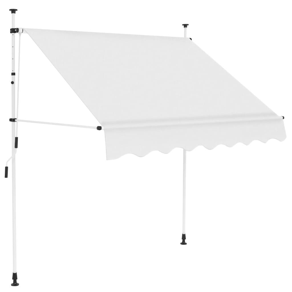 vidaXL Manual Retractable Awning Folding Stripes Awning Multi Colors/Sizes-75