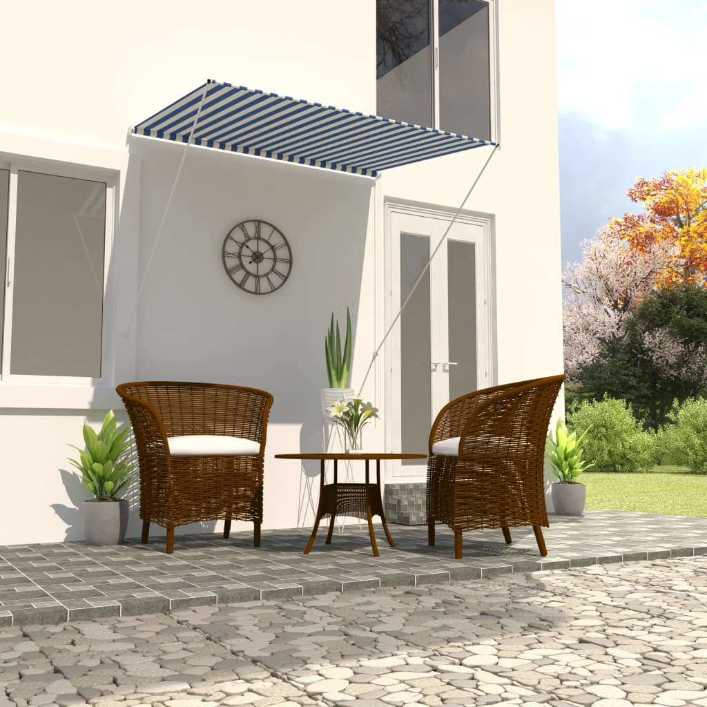 vidaXL Retractable Awning Outdoor Garden Patio Sun Screen Multi Colors/Sizes-22