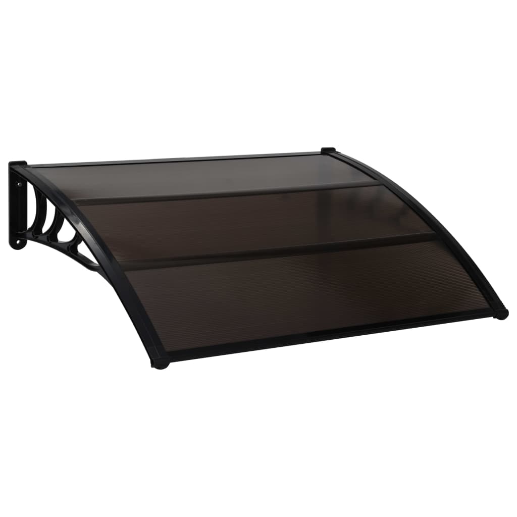 vidaXL Door Canopy PC Awning Outdoor Garden Sunshade Multi Colors 47.2"/59"-30
