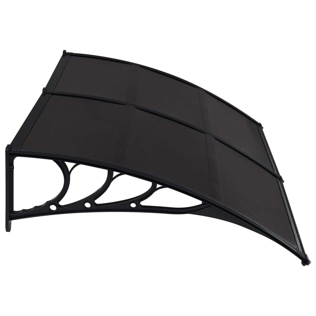 vidaXL Door Canopy PC Awning Outdoor Garden Sunshade Multi Colors 47.2"/59"-44