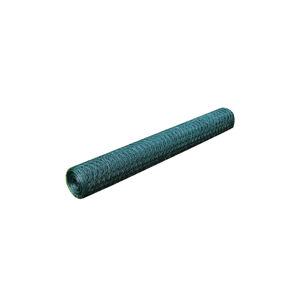 vidaXL Wire Netting Outdoor Wire Fence Mesh Screen Galvanized Steel Silver-10