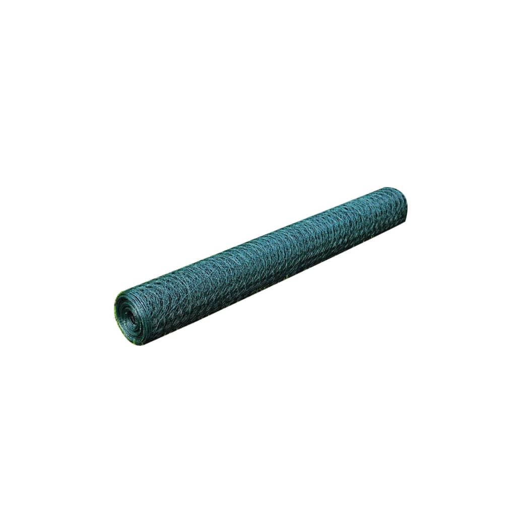 vidaXL Wire Netting Outdoor Wire Fence Mesh Screen Galvanized Steel Silver-15