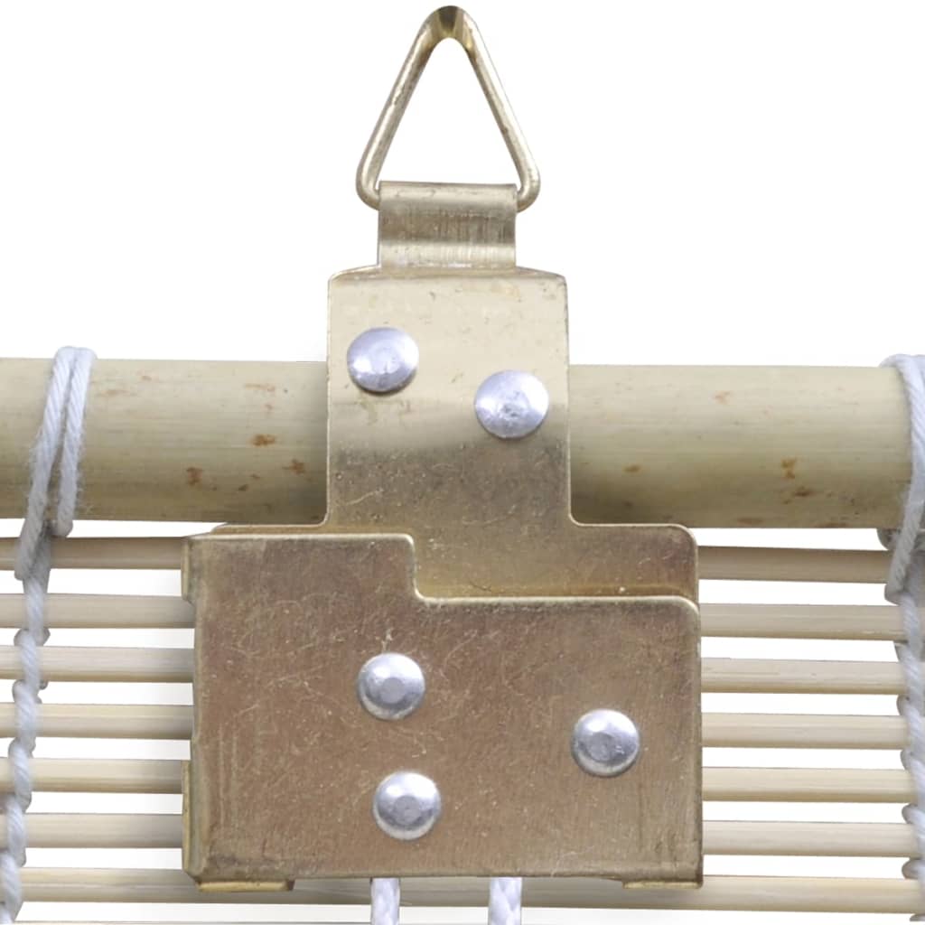 vidaXL Roller Blinds Bamboo Sunshade Privacy Screen Natural/Brown Multi Sizes-17