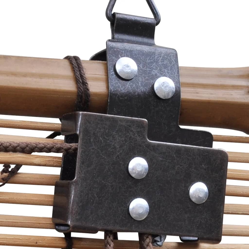 vidaXL Roller Blinds Bamboo Sunshade Privacy Screen Natural/Brown Multi Sizes-20