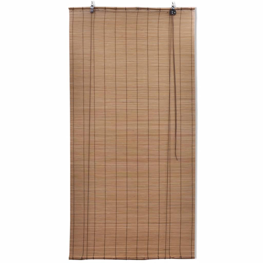 vidaXL Roller Blinds Bamboo Sunshade Privacy Screen Natural/Brown Multi Sizes-22