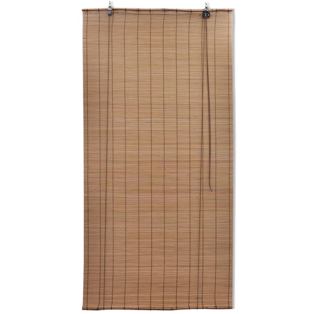 vidaXL Roller Blinds Bamboo Sunshade Privacy Screen Natural/Brown Multi Sizes-28