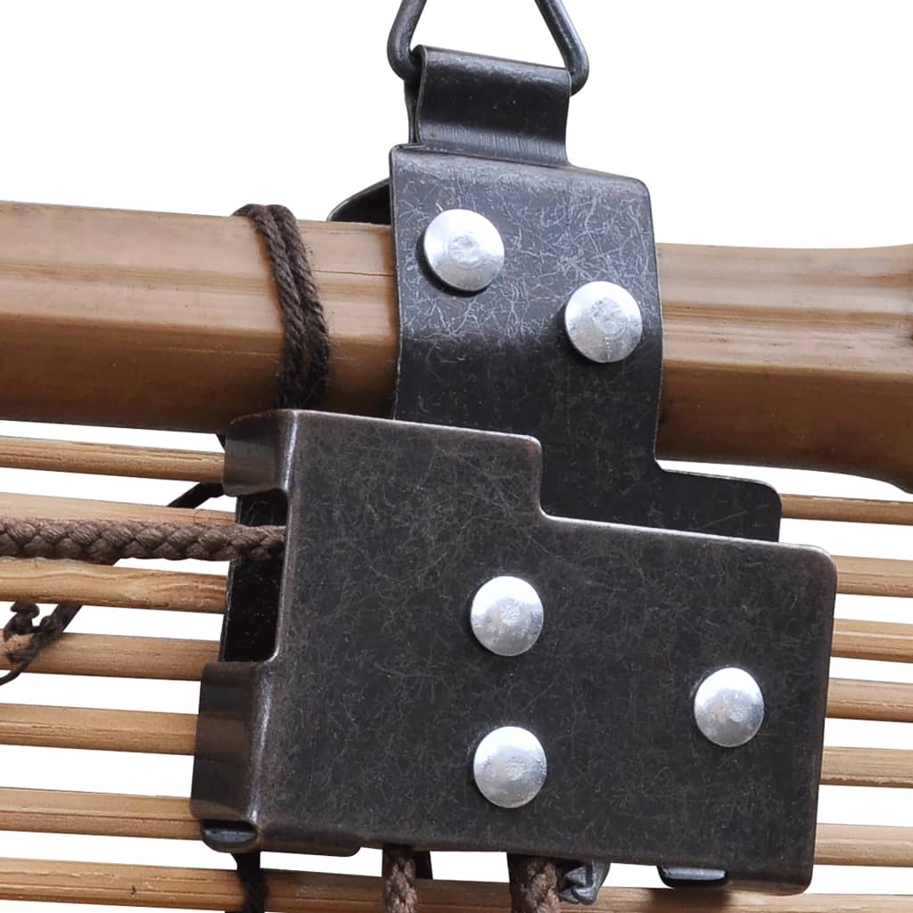 vidaXL Roller Blinds Bamboo Sunshade Privacy Screen Natural/Brown Multi Sizes-35