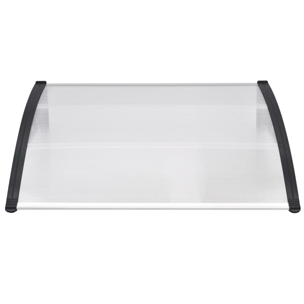 vidaXL Door Canopy PC Awning Outdoor Garden Sunshade Multi Colors 47.2"/59"-2