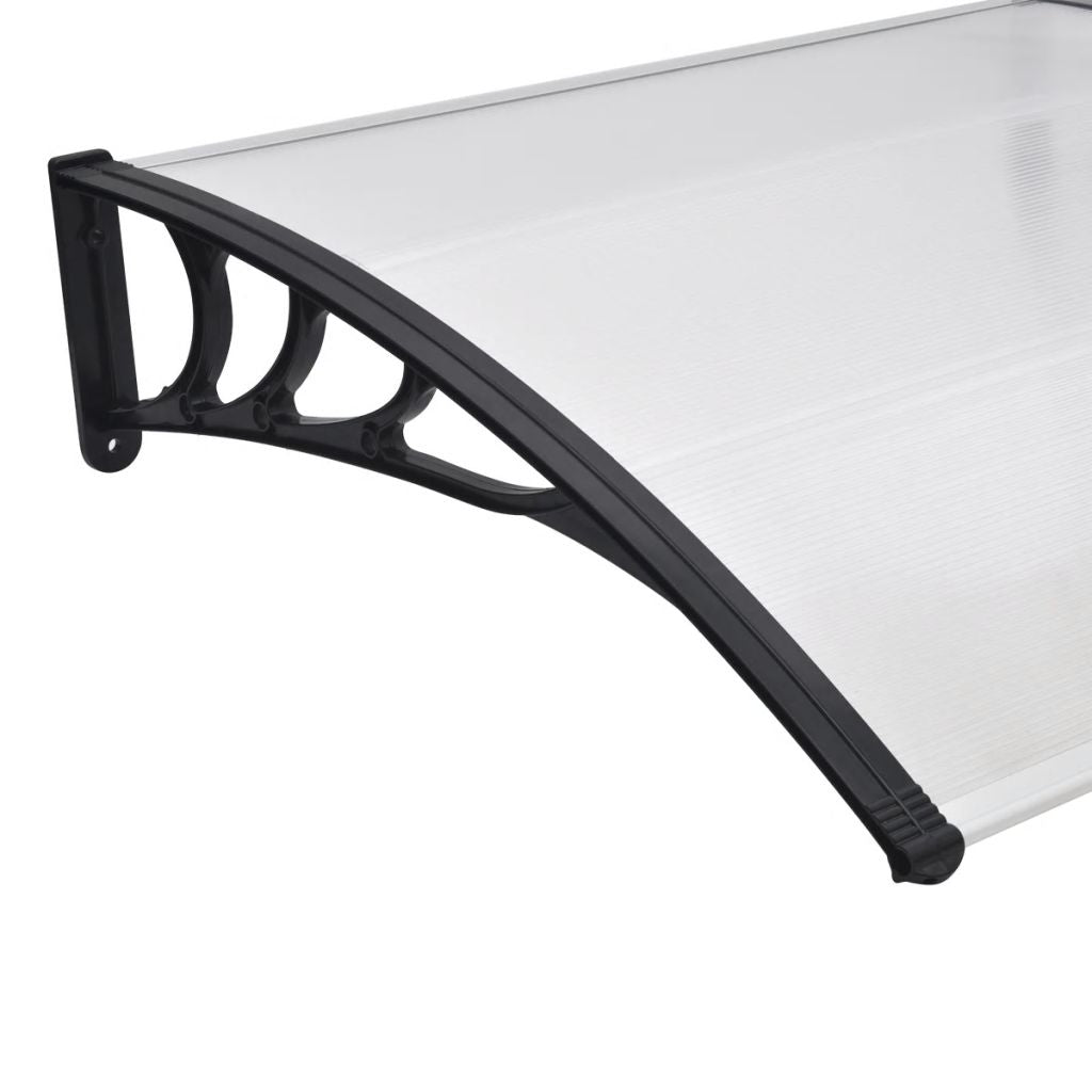 vidaXL Door Canopy PC Awning Outdoor Garden Sunshade Multi Colors 47.2"/59"-11