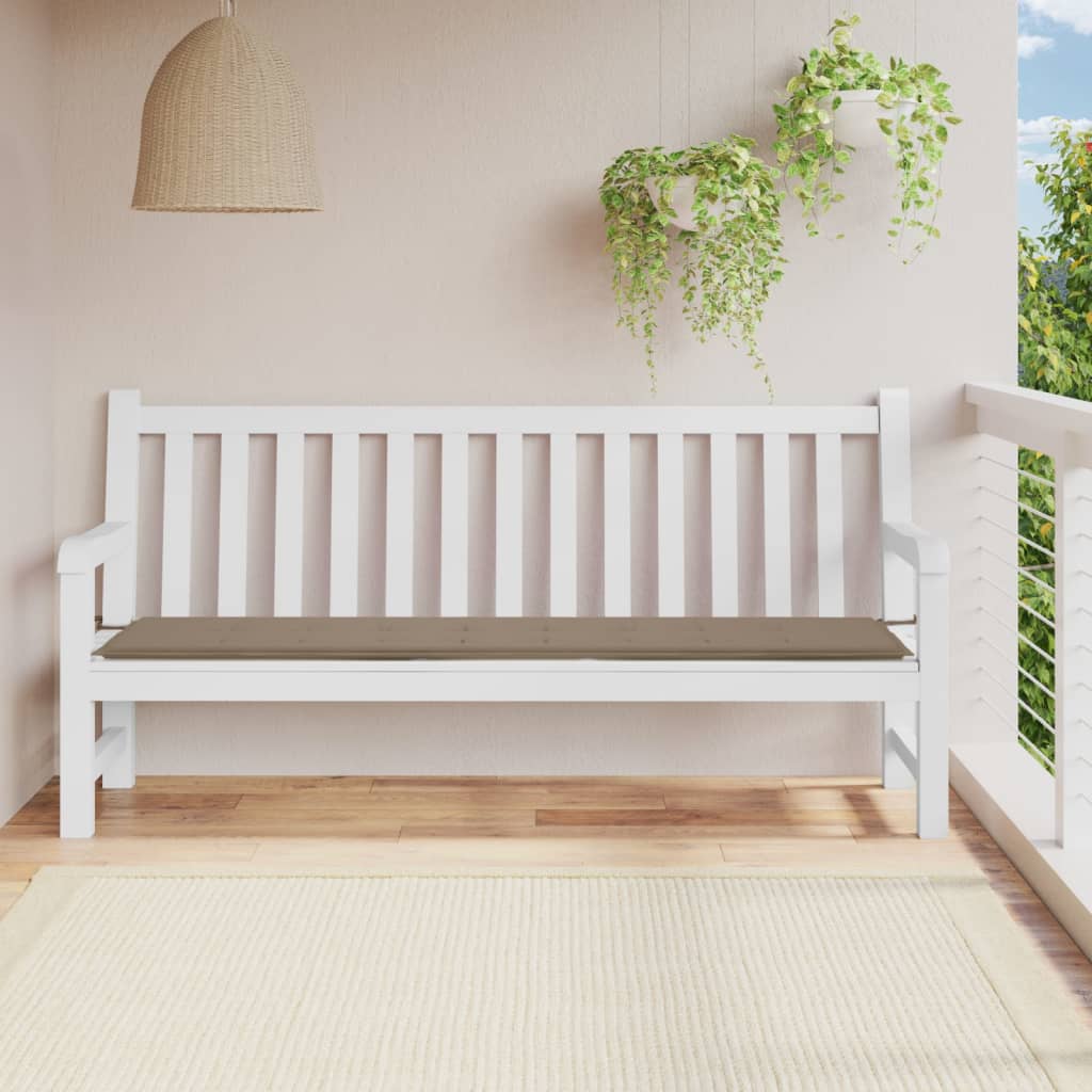 vidaXL Bench Cushion Water Repellent Outdoor Garden Seat Cushion Oxford Fabric-35