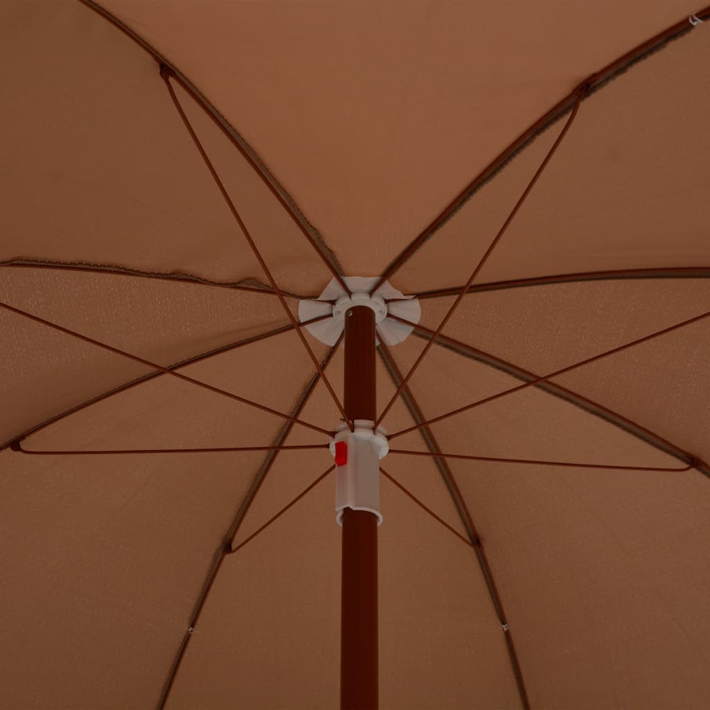 vidaXL Outdoor Umbrella Parasol with Crank Patio Sunshade Sun Shelter Steel-3