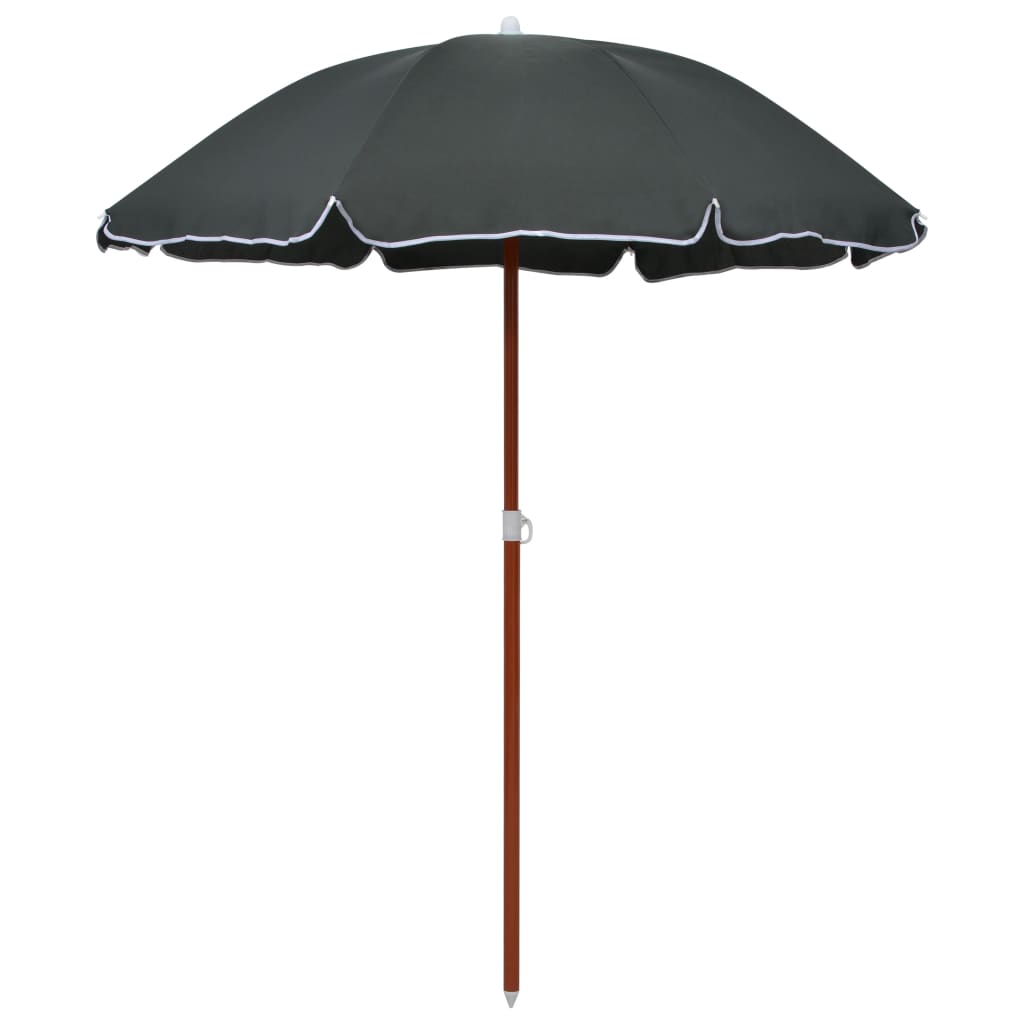 vidaXL Outdoor Umbrella Parasol with Crank Patio Sunshade Sun Shelter Steel-2