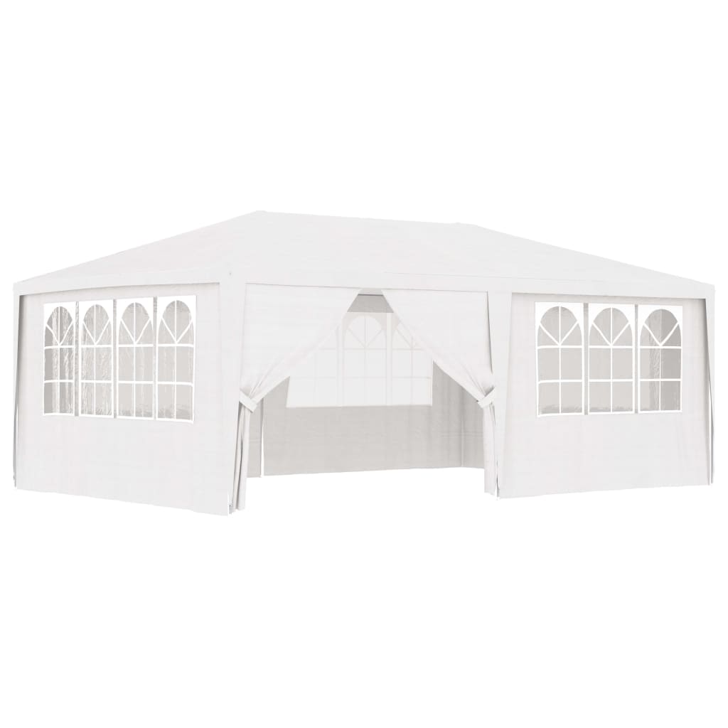 vidaXL Professional Party Tent with Side Walls Canopy White/Blue Multi Sizes-12