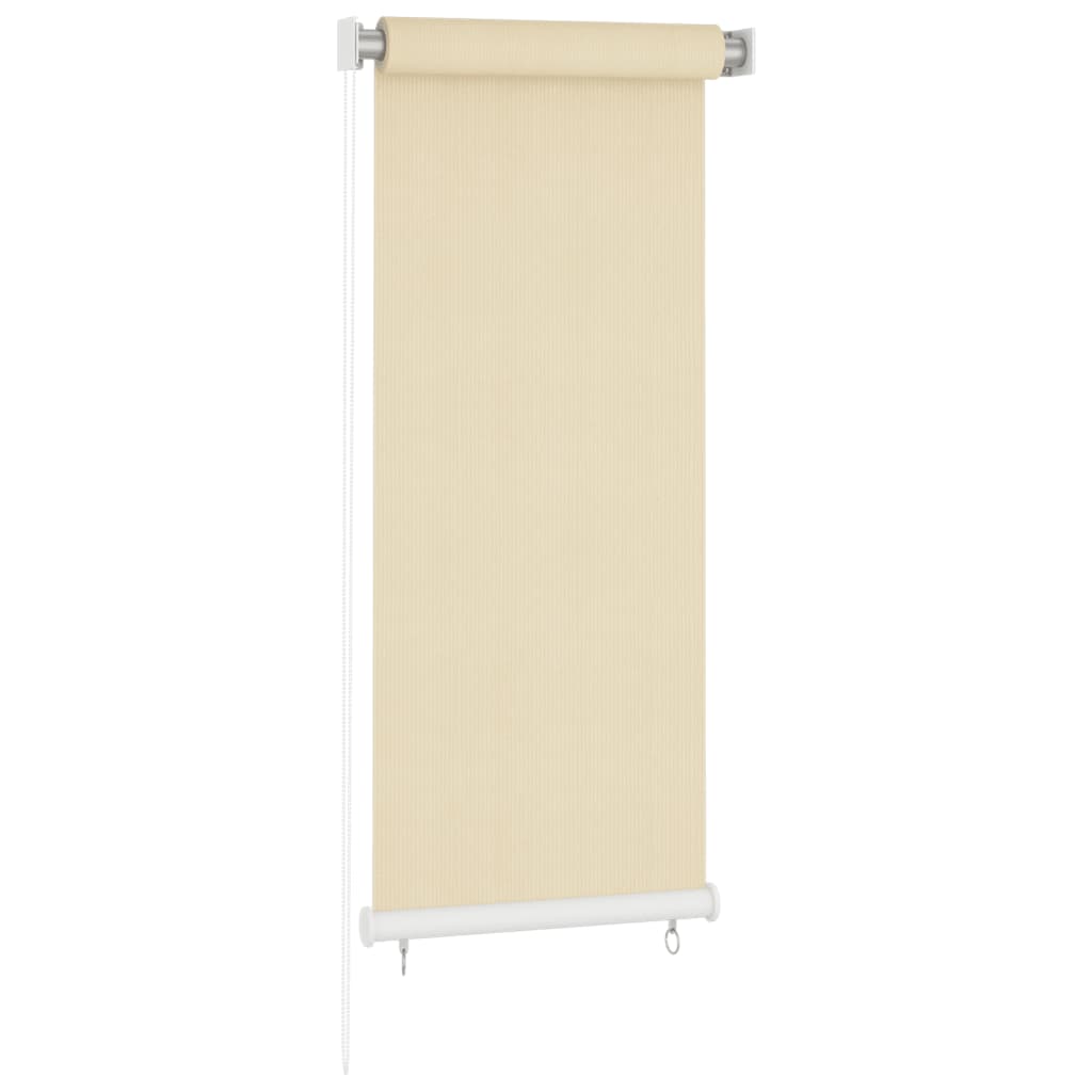 vidaXL Outdoor Roller Blind HDPE Roller Shade Anthracite/Cream Multi Sizes-2