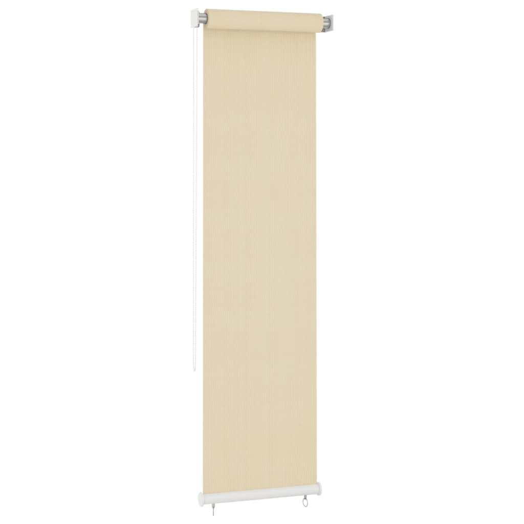 vidaXL Outdoor Roller Blind HDPE Roller Shade Anthracite/Cream Multi Sizes-26