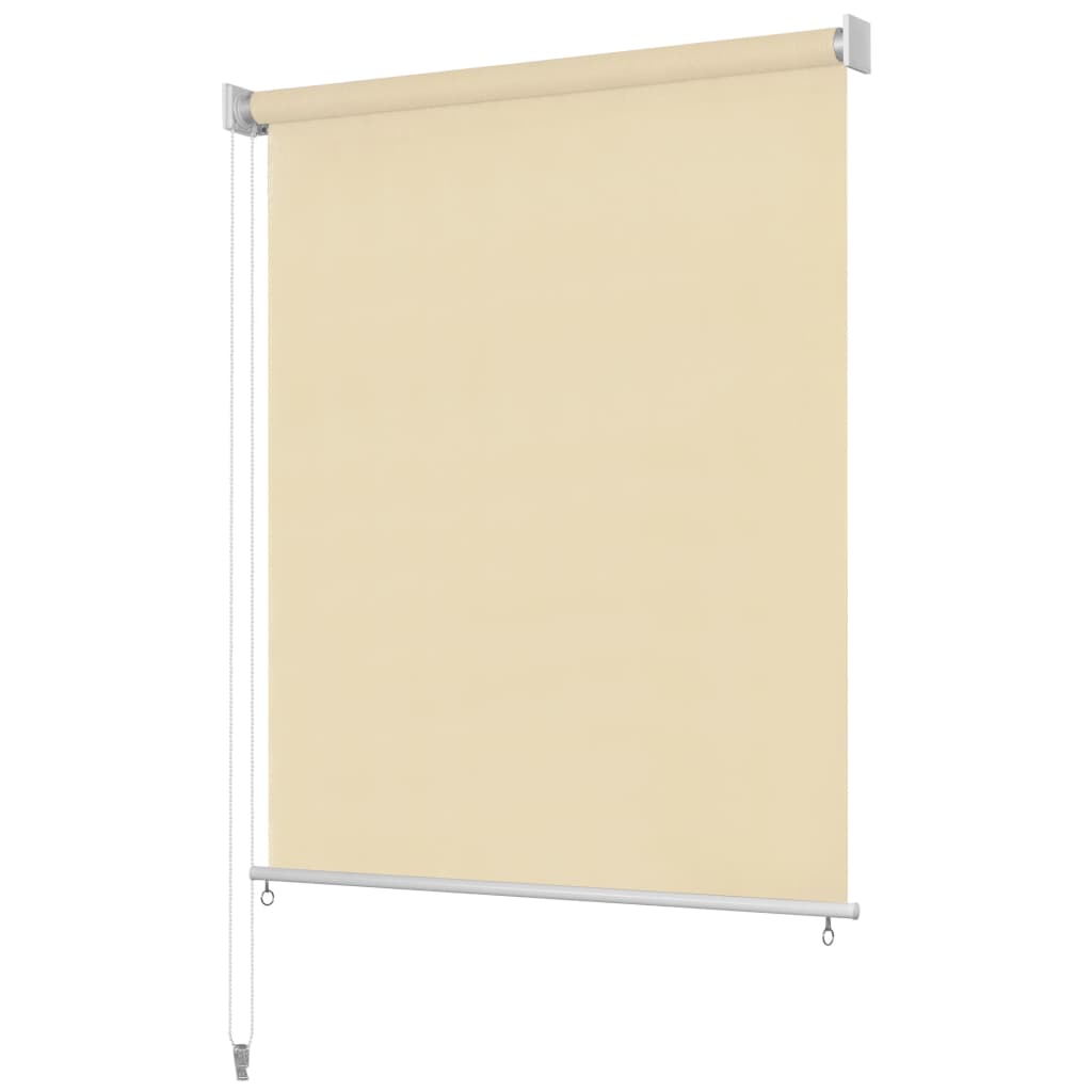 vidaXL Outdoor Roller Blind HDPE Roller Shade Anthracite/Cream Multi Sizes-20
