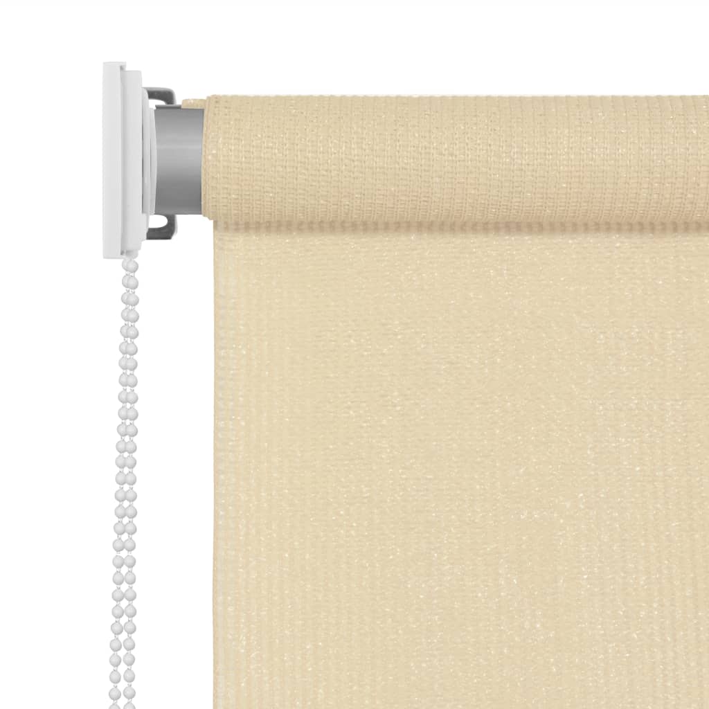 vidaXL Outdoor Roller Blind HDPE Roller Shade Anthracite/Cream Multi Sizes-21