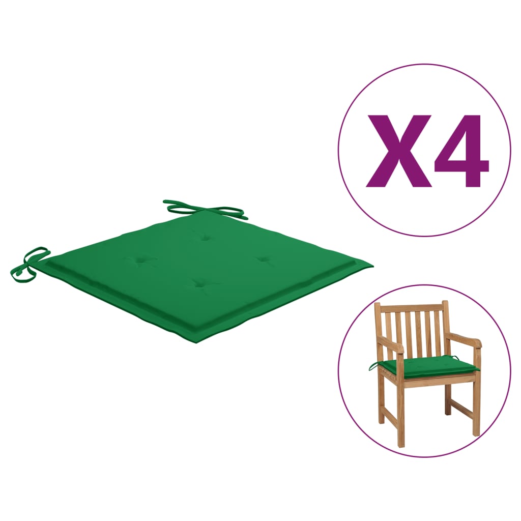 vidaXL 2x Garden Chair Cushions Fabric Outdoor Lounge Seating Multi Colors-12
