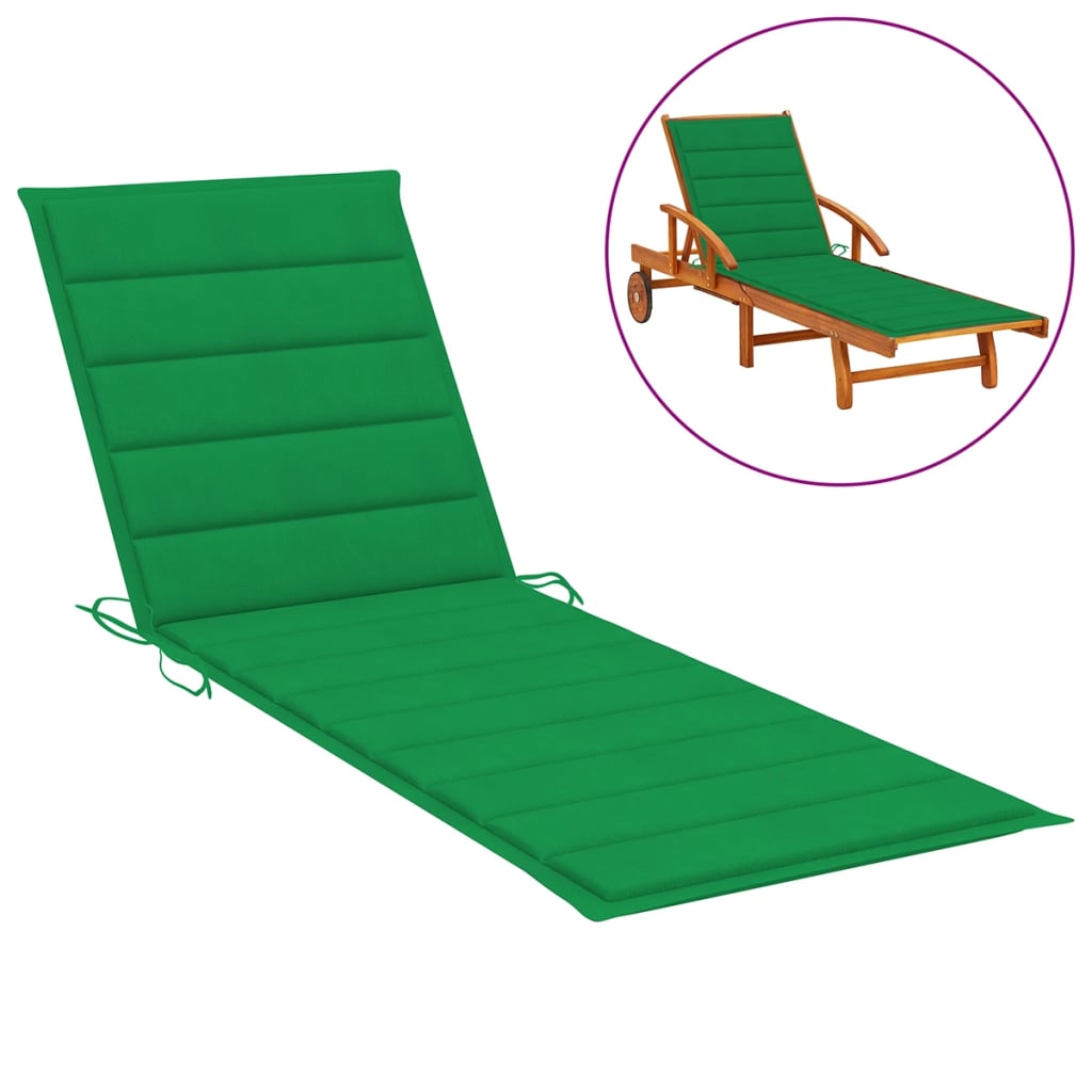 vidaXL Sun Lounger Cushion Fabric Outdoor Lounge Sunbed Multi Colors/Sizes-7