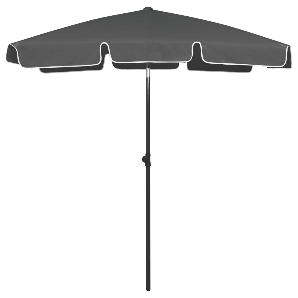 vidaXL Beach Umbrella Outdoor Parasol Canopy Sunshade Sun Shelter Multi Colors-6