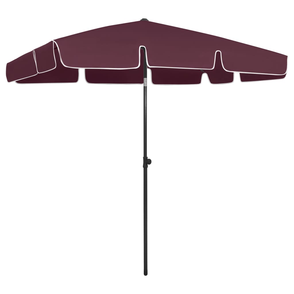 vidaXL Beach Umbrella Outdoor Parasol Canopy Sunshade Sun Shelter Multi Colors-36