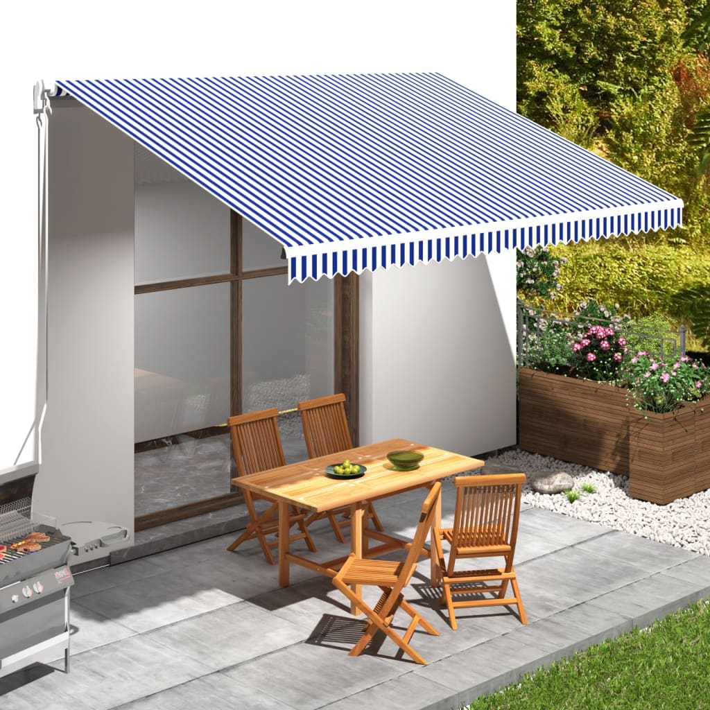 vidaXL Awning Fabric Replacement Awning Cover Sunshade Canvas for Deck Porch-12