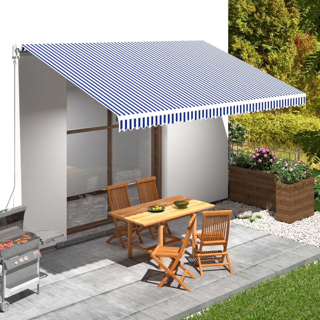 vidaXL Awning Fabric Replacement Awning Cover Sunshade Canvas for Deck Porch-11