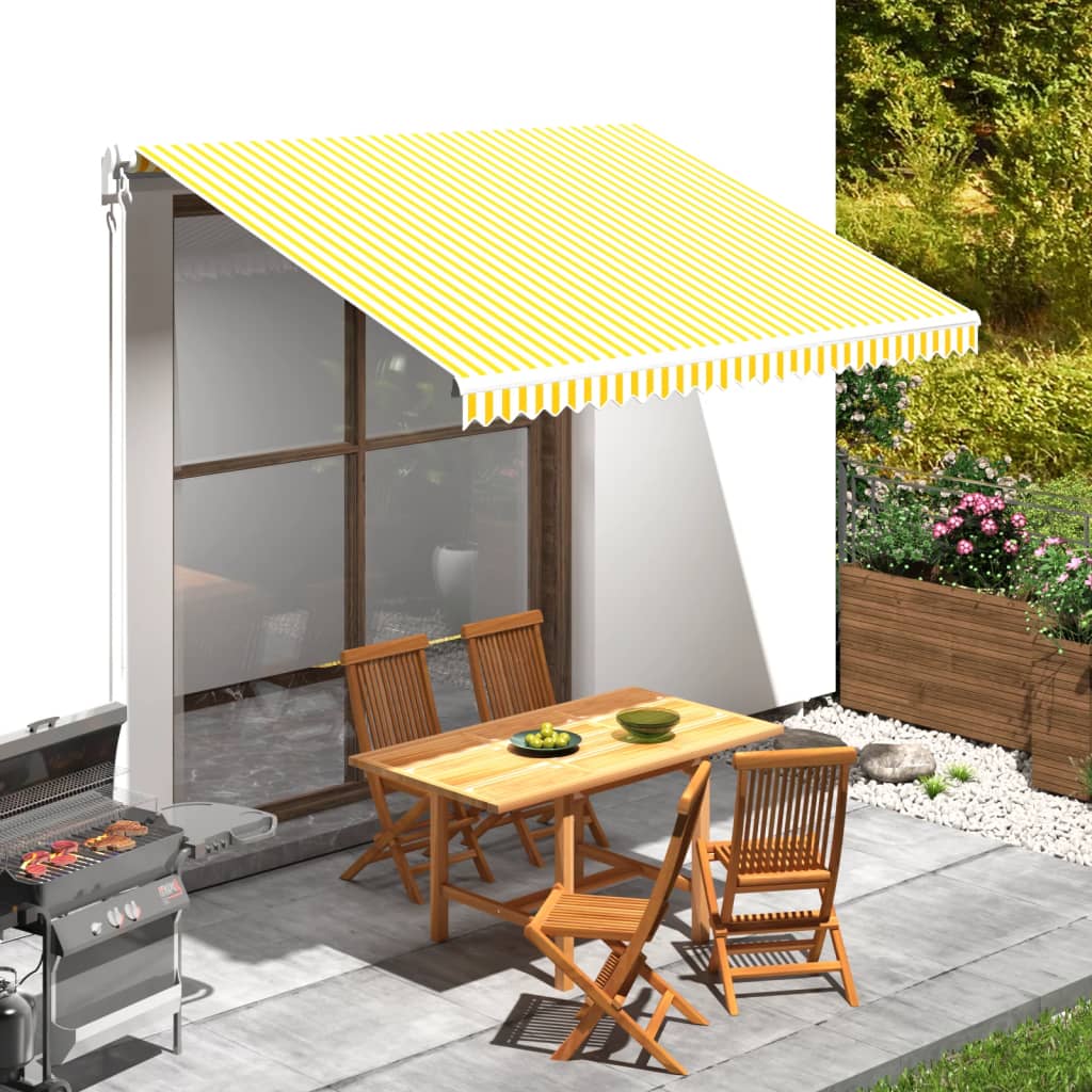 vidaXL Awning Fabric Replacement Awning Cover Sunshade Canvas for Deck Porch-2