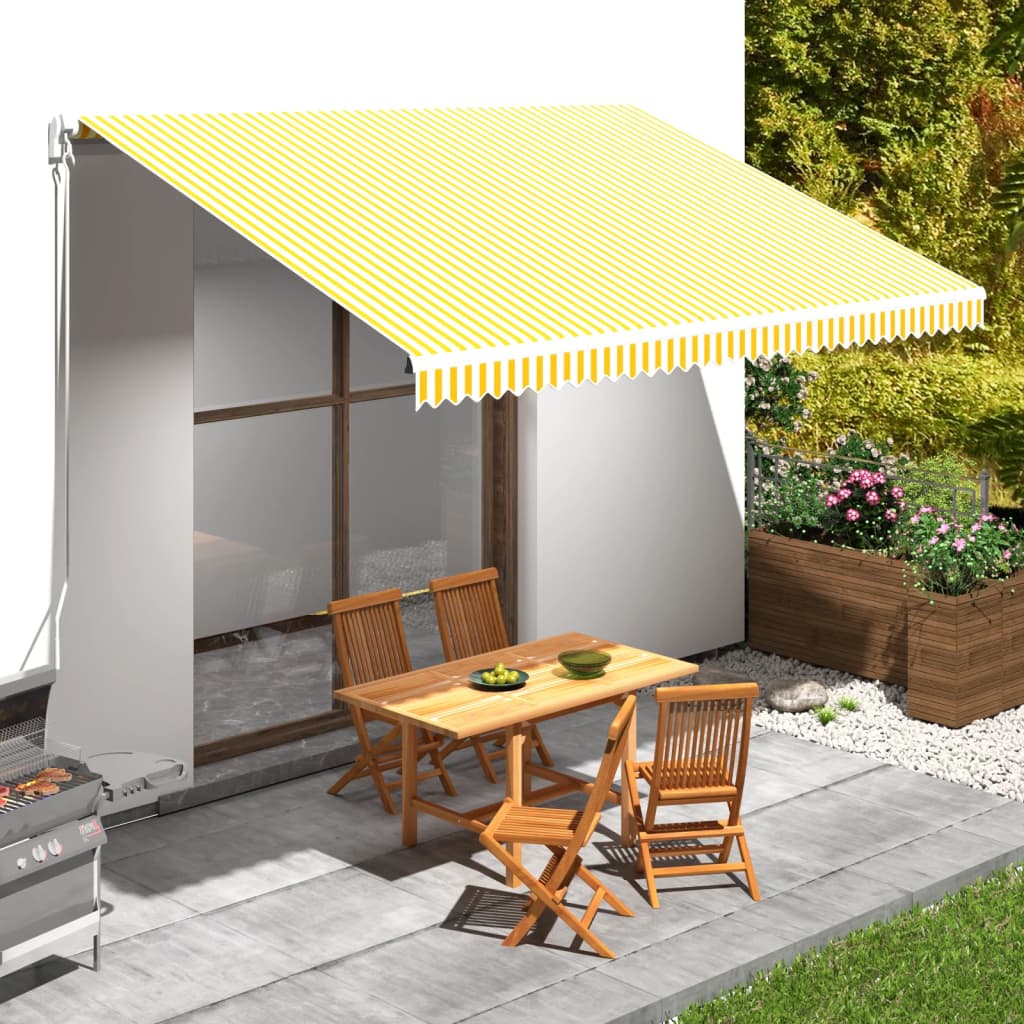 vidaXL Awning Fabric Replacement Awning Cover Sunshade Canvas for Deck Porch-24