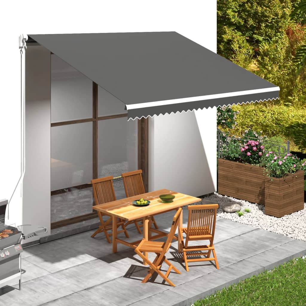 vidaXL Awning Fabric Replacement Awning Cover Sunshade Canvas for Deck Porch-7