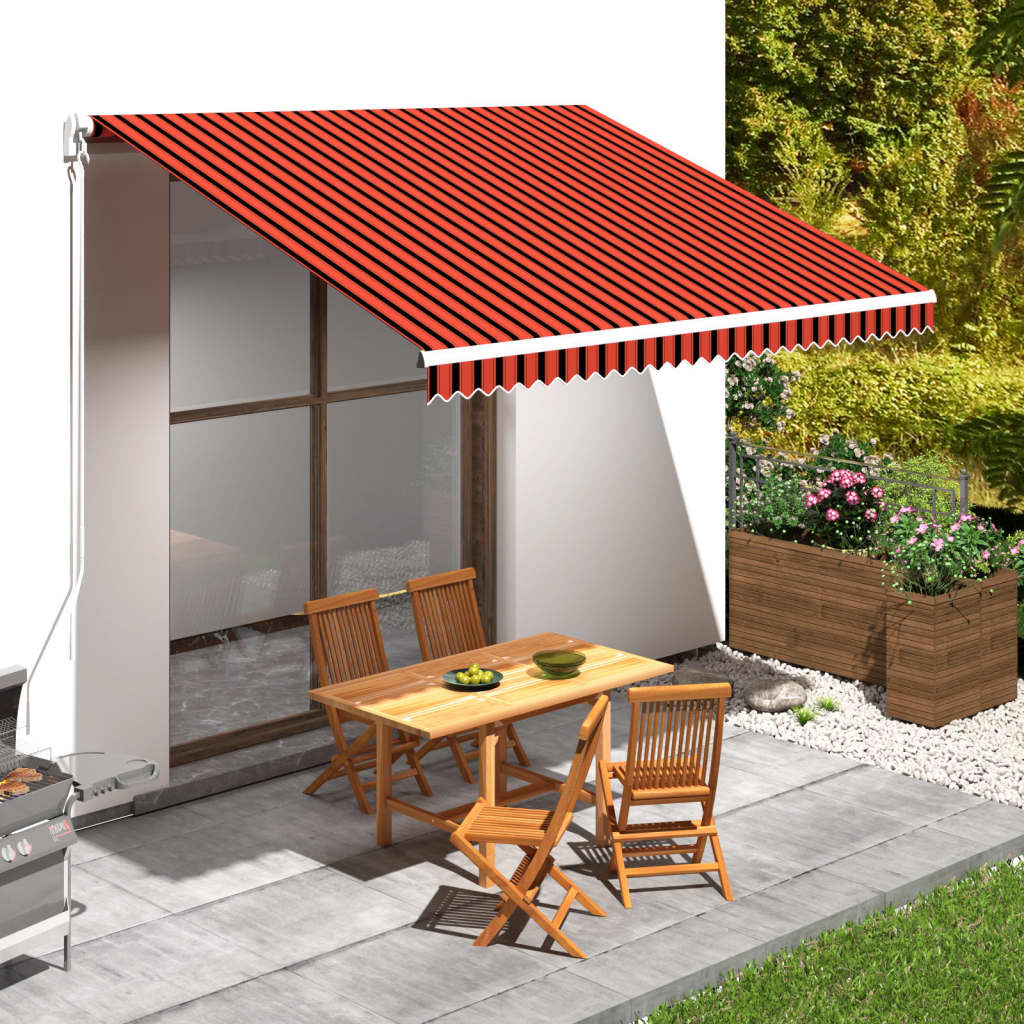 vidaXL Awning Fabric Replacement Awning Cover Sunshade Canvas for Deck Porch-21