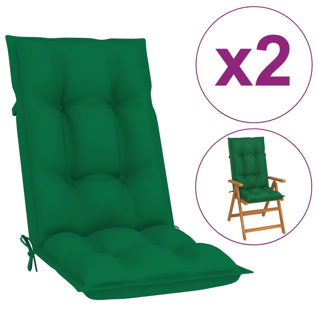 vidaXL 2/4x Garden Chair Cushion Outdoor Seating Pad Cushions Multi Colors-23