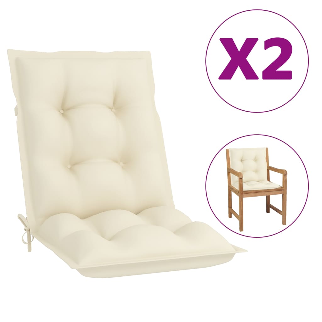 vidaXL 2/4x Garden Chair Cushion Outdoor Seating Pad Cushions Multi Colors-28